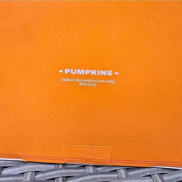 New Hyde & Eek 8pk Pumpkins Indoor Decorative Black White Green NIB - Picture 4 of 7
